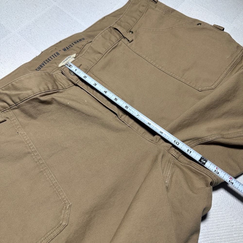 Duluth Trading Flex Fire Hose Cargo Pant Women 22Wx29 Curvesetter Workwear Brown - Picture 11 of 14